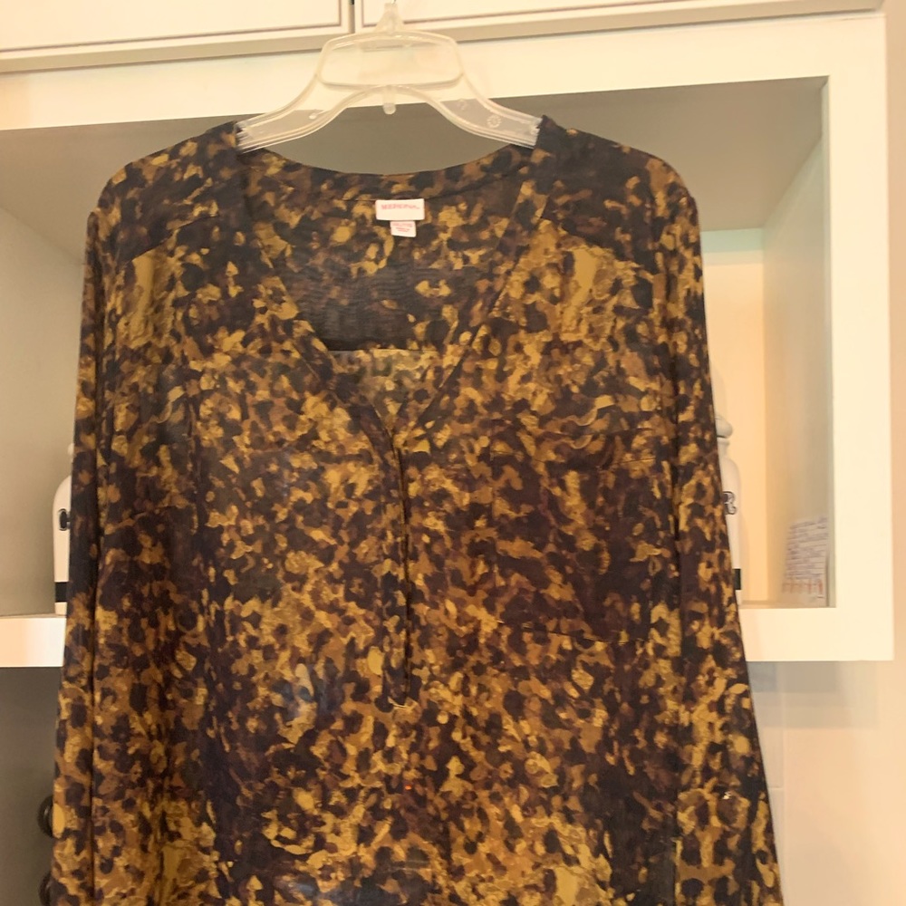 Leopard blouse size XXL